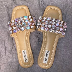Steve Madden Jeweled Sandals/Flip Flops